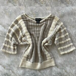 Vtg Spree International Dolman Sleeve Angora Rabbit Hair Lambs Wool Knit Sweater